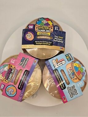 RARE Viral RMS Squishy Dumpling Set of 3 as shown! New Crazy Fun Learning Toy!